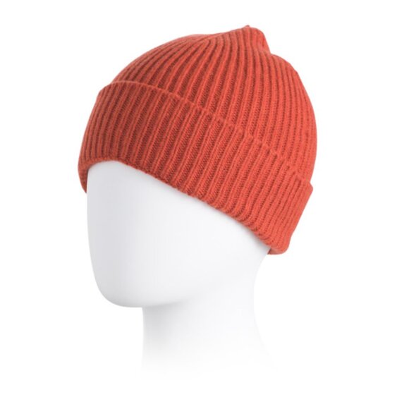 NEW TESMA Made In Italy Recycled Cashmere And Wool Blend Ribbed Beanie 1025 2m1 - Picture 2 of 3